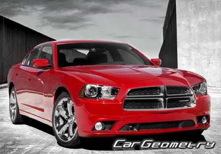   Dodge Charger 2011-2019 Body dimensions