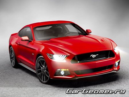 Геометрия Ford Mustang 2015-2023 (Шестое поколение) Геометрия Ford Mustang 2015-2023 (Шестое поколение)