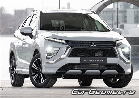 Кузовные размеры Мицубиси Эклипс Кросс 2021-2023, Размеры кузова Mitsubishi Eclipse Cross Кузовные размеры Мицубиси Эклипс Кросс 2021-2023, Размеры кузова Mitsubishi Eclipse Cross